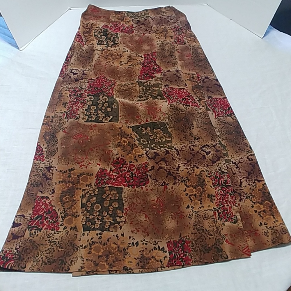 Coldwater Creek long skirt M full color wrap